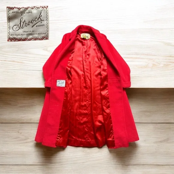 1940’s Stroock Exclusive Wool Coat Size L One Of A Kind! - Picture 4 of 16